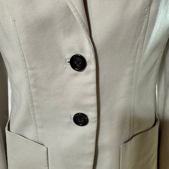 Banana Republic Cream Fitted Blazer Preppy Blazer Spring 2009 - Picture 2 of 6